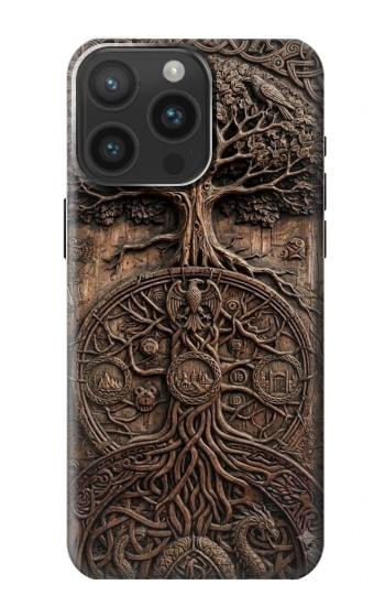 S4103 Ancient Tree Of Life Symbol Art Case For iPhone 15 Pro Max