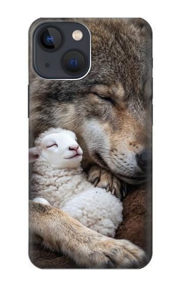 S4089 Gentle Wolf And Lamb Friendship Art Case For iPhone 14