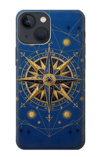 S4086 Nautical Compass Maritime Design Case For iPhone 13 mini
