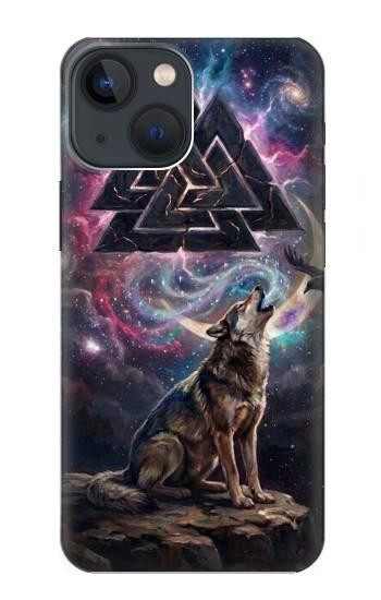 S4110 Mystic Wolf Ancient Symbol Artwork Case For iPhone 13 mini