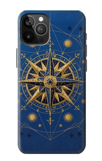 S4086 Nautical Compass Maritime Design Case For iPhone 12 Pro Max