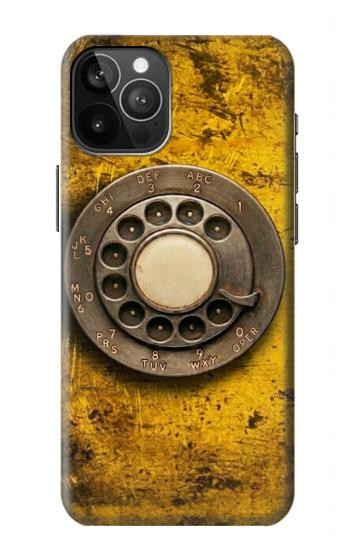 S4107 Retro Rotary Phone Dial Vintage Case For iPhone 12 Pro Max