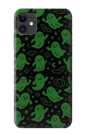 S4087 Cute Green Ghost Cartoon Pattern Case For iPhone 11