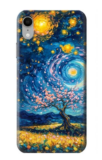 S4081 Dreamy Spiral Galaxy Night Sky Art Case For iPhone XR