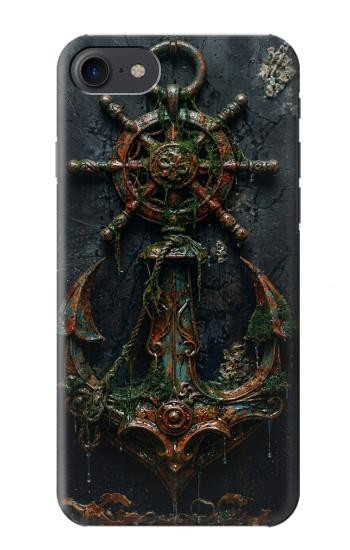 S4106 Vintage Maritime Anchor Helm Art Case For iPhone 7, iPhone 8, iPhone SE (2020) (2022)