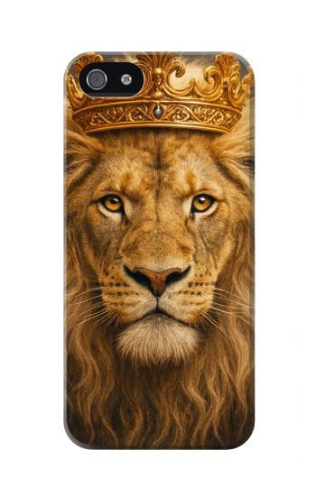 S4093 Royal Lion Portrait Artwork Case For iPhone 5 5S SE