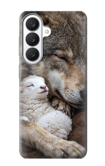 S4089 Gentle Wolf And Lamb Friendship Art Case For Samsung Galaxy S26