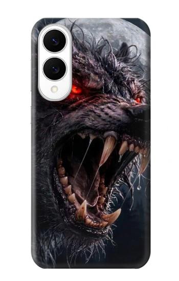 S4094 Wolf Moonlight Fantasy Art Case For Samsung Galaxy S25 Edge
