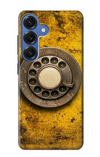 S4107 Retro Rotary Phone Dial Vintage Case For Samsung Galaxy S25