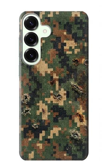 S4091 Green Digital Camouflage Pattern Case For Samsung Galaxy S25 Plus