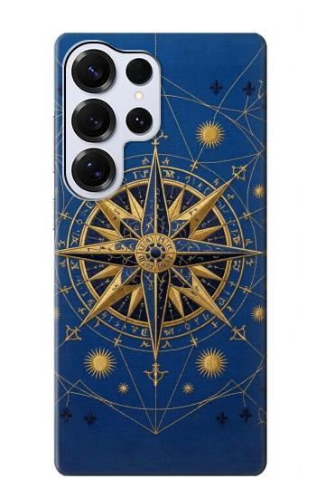 S4086 Nautical Compass Maritime Design Case For Samsung Galaxy S25 Ultra
