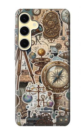 S4100 Vintage Scientific Discovery Collage Case For Samsung Galaxy S24 FE