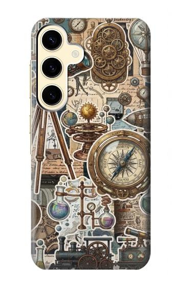 S4100 Vintage Scientific Discovery Collage Case For Samsung Galaxy S24