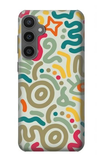 S4078 Abstract Colorful Doodle Pattern Case For Samsung Galaxy S23 FE