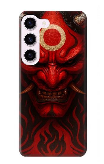 S4099 Mystic Red Demon Illustration Case For Samsung Galaxy S23