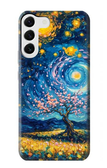 S4081 Dreamy Spiral Galaxy Night Sky Art Case For Samsung Galaxy S23 Plus