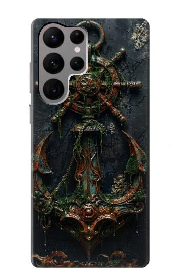 S4106 Vintage Maritime Anchor Helm Art Case For Samsung Galaxy S23 Ultra