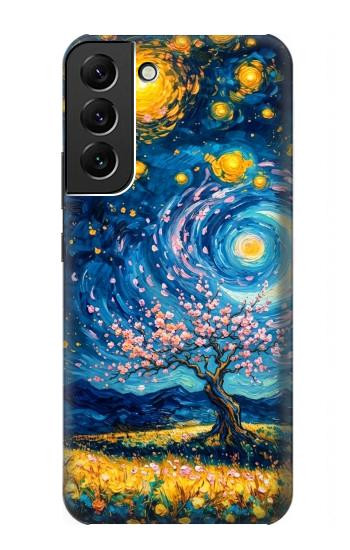 S4081 Dreamy Spiral Galaxy Night Sky Art Case For Samsung Galaxy S22 Plus