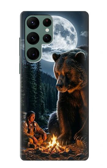 S4095 Majestic Bear Indian Wilderness Art Case For Samsung Galaxy S22 Ultra