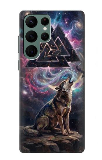 S4110 Mystic Wolf Ancient Symbol Artwork Case For Samsung Galaxy S22 Ultra