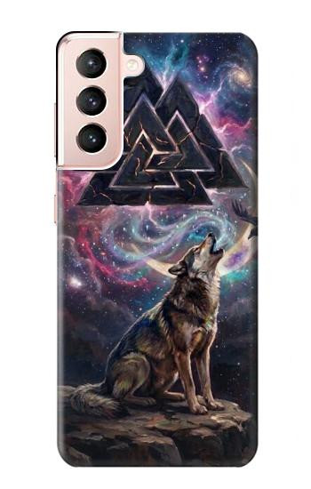 S4110 Mystic Wolf Ancient Symbol Artwork Case For Samsung Galaxy S21 5G
