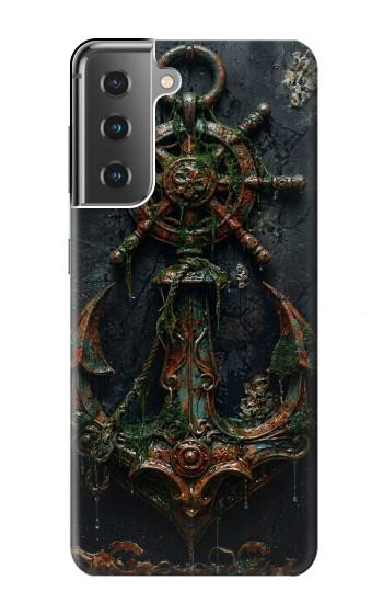 S4106 Vintage Maritime Anchor Helm Art Case For Samsung Galaxy S21 Plus 5G, Galaxy S21+ 5G