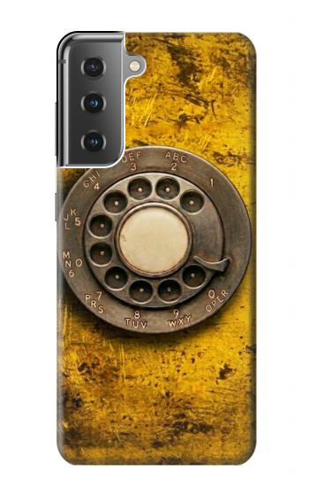 S4107 Retro Rotary Phone Dial Vintage Case For Samsung Galaxy S21 Plus 5G, Galaxy S21+ 5G