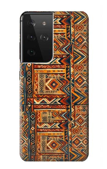 S4079 Tribal Geometric Ethnic Pattern Case For Samsung Galaxy S21 Ultra 5G