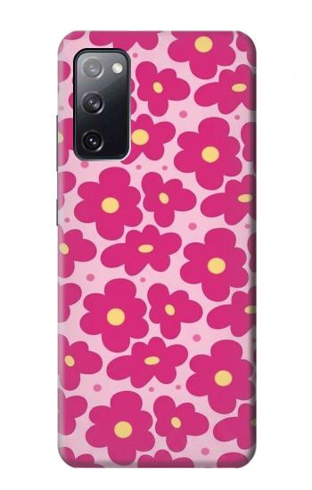 S4097 Pink Floral Seamless Pattern Design Case For Samsung Galaxy S20 FE