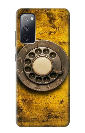 S4107 Retro Rotary Phone Dial Vintage Case For Samsung Galaxy S20 FE