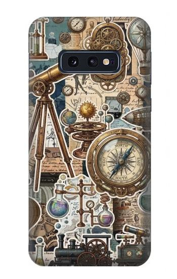S4100 Vintage Scientific Discovery Collage Case For Samsung Galaxy S10e
