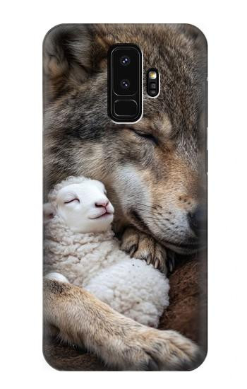 S4089 Gentle Wolf And Lamb Friendship Art Case For Samsung Galaxy S9 Plus