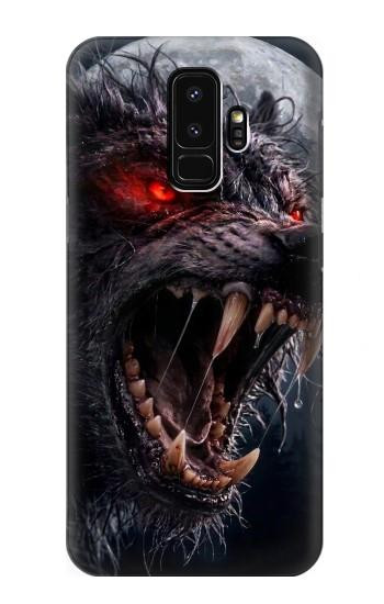 S4094 Wolf Moonlight Fantasy Art Case For Samsung Galaxy S9 Plus