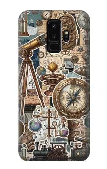 S4100 Vintage Scientific Discovery Collage Case For Samsung Galaxy S9 Plus