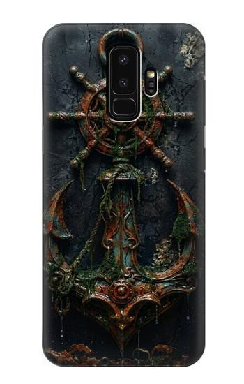 S4106 Vintage Maritime Anchor Helm Art Case For Samsung Galaxy S9 Plus