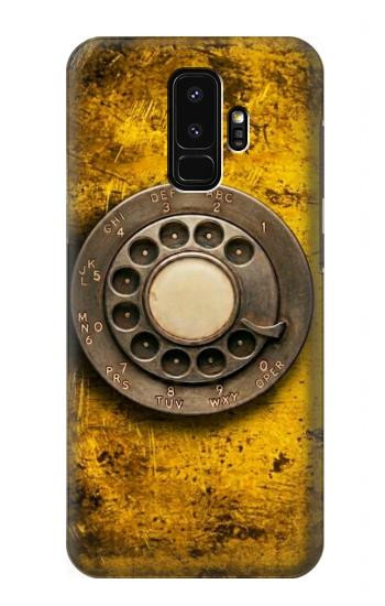 S4107 Retro Rotary Phone Dial Vintage Case For Samsung Galaxy S9 Plus