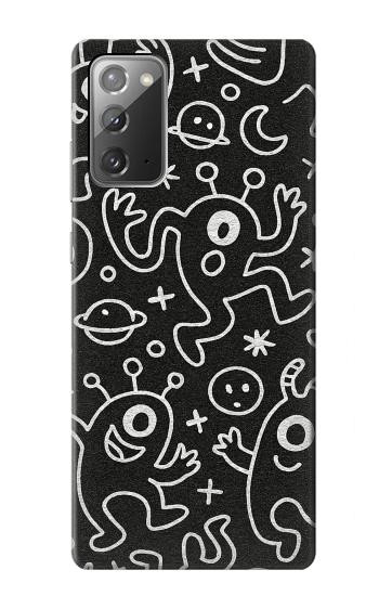 S4101 Cute Cartoon Monster Pattern Case For Samsung Galaxy Note 20