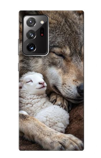 S4089 Gentle Wolf And Lamb Friendship Art Case For Samsung Galaxy Note 20 Ultra, Ultra 5G