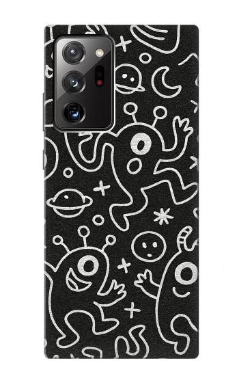 S4101 Cute Cartoon Monster Pattern Case For Samsung Galaxy Note 20 Ultra, Ultra 5G