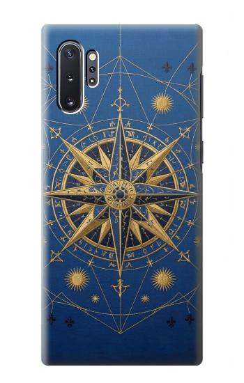 S4086 Nautical Compass Maritime Design Case For Samsung Galaxy Note 10 Plus