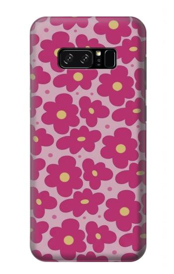 S4097 Pink Floral Seamless Pattern Design Case For Note 8 Samsung Galaxy Note8