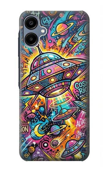 S4085 Cosmic Spaceship Psychedelic Art Case For Samsung Galaxy A06