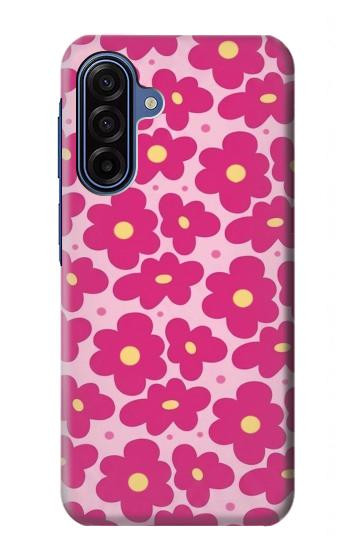 S4097 Pink Floral Seamless Pattern Design Case For Samsung Galaxy A17