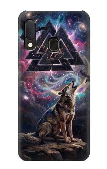 S4110 Mystic Wolf Ancient Symbol Artwork Case For Samsung Galaxy A20e