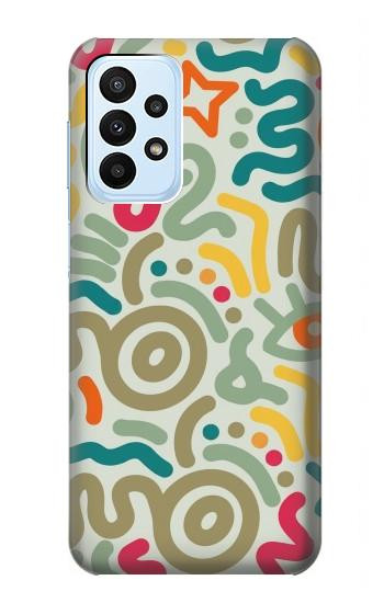 S4078 Abstract Colorful Doodle Pattern Case For Samsung Galaxy A23