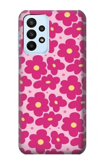 S4097 Pink Floral Seamless Pattern Design Case For Samsung Galaxy A23