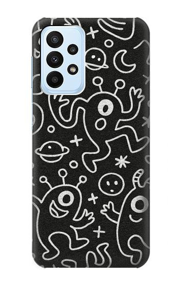 S4101 Cute Cartoon Monster Pattern Case For Samsung Galaxy A23