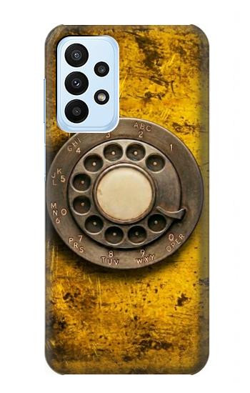 S4107 Retro Rotary Phone Dial Vintage Case For Samsung Galaxy A23
