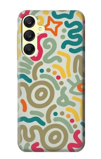 S4078 Abstract Colorful Doodle Pattern Case For Samsung Galaxy A25 5G