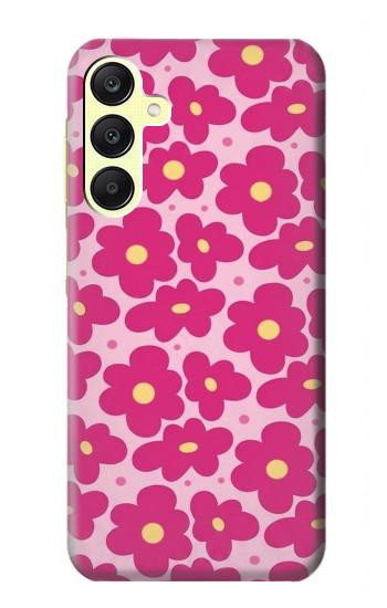 S4097 Pink Floral Seamless Pattern Design Case For Samsung Galaxy A25 5G